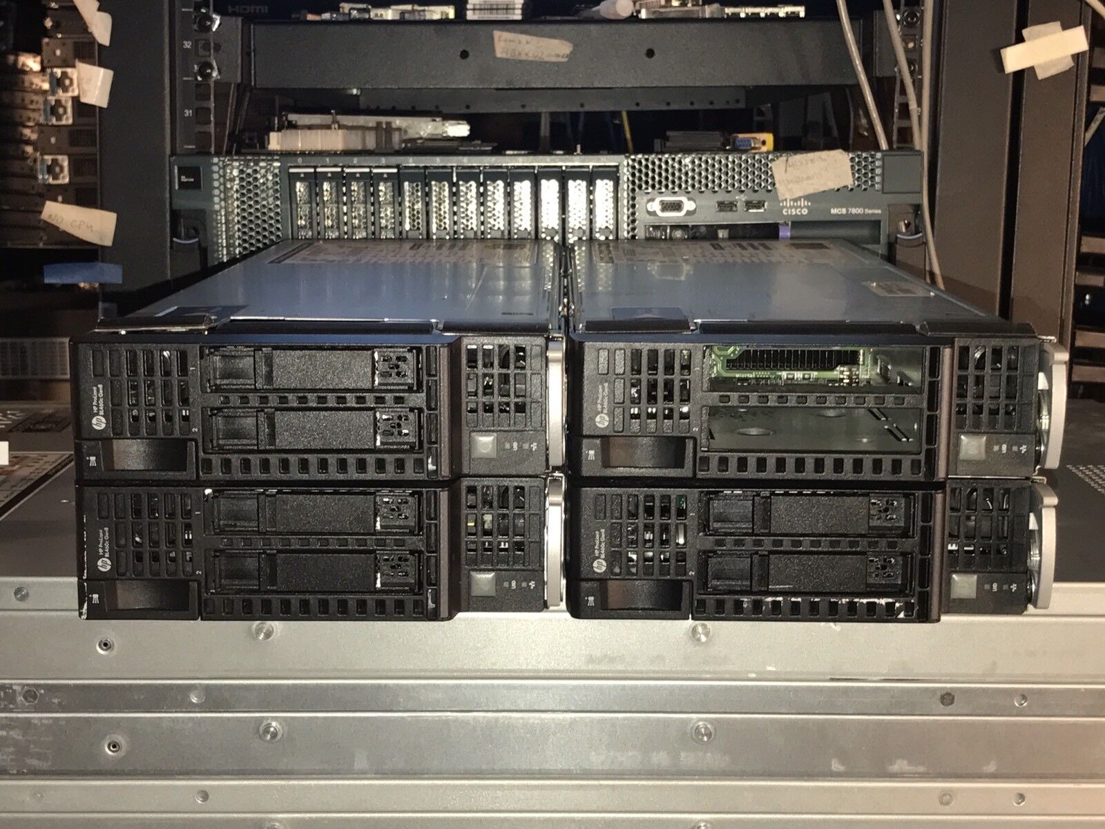 HP ProLiant BL460c G8 Two E5-2667 2.9GHz 256GB RAM No HDD 554FLB P220i.