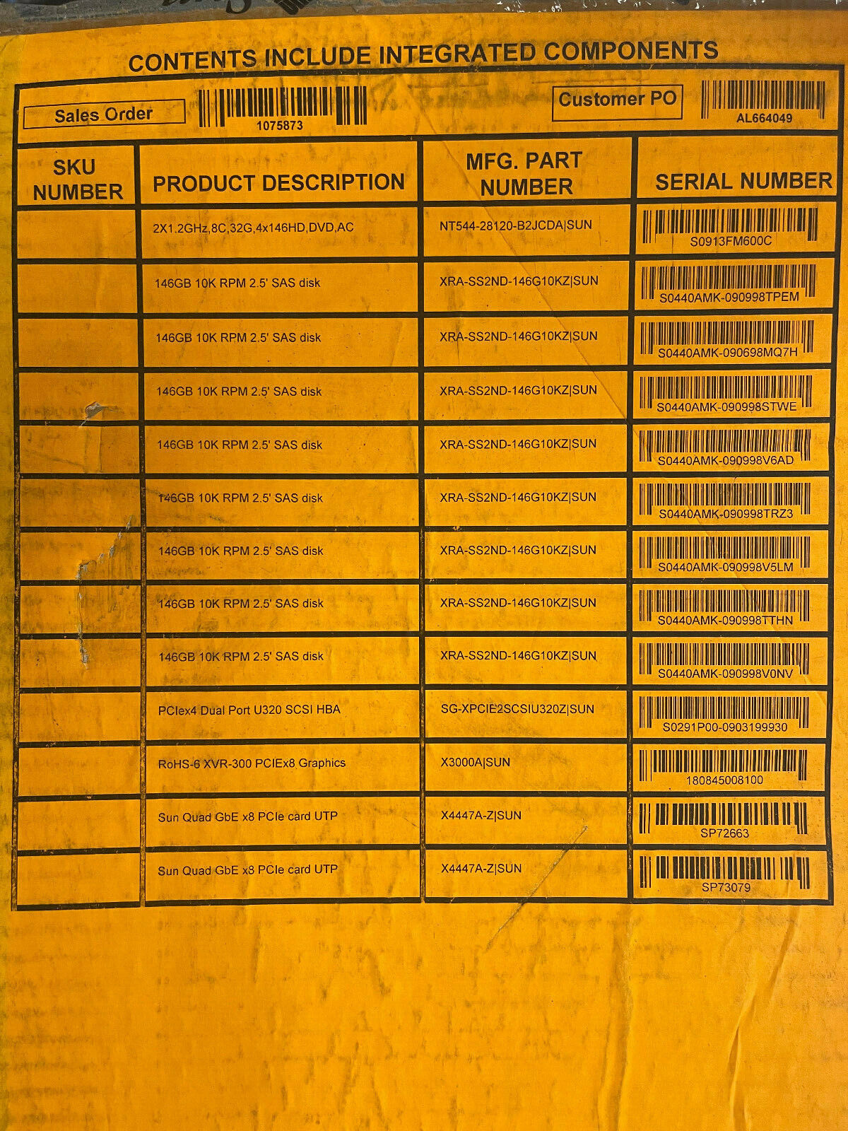 NEW Sun Netra T5440 2x 8 Core 128 Thread UltraSPARC T2 Plus 32GB RAM 12x 146GB NT544-28120-B2JCDA. - Image 8