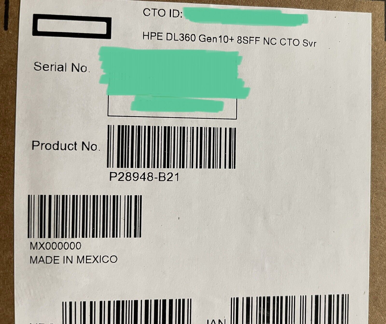 HPE DL360 Gen10+ Plus 2x Xeon 6354 36C 3GHz 64GB 10SFF MR416i-a 10x 2.4TB 10K. - Image 3