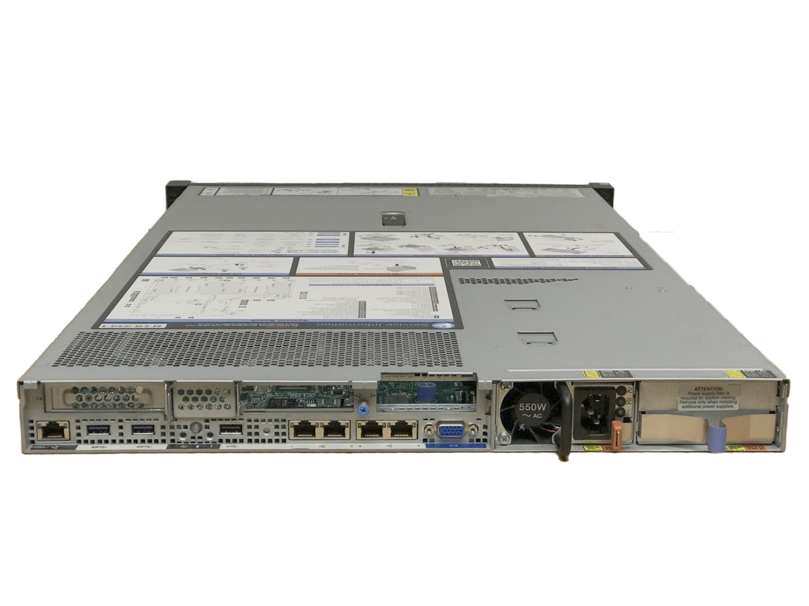 IBM x3550 M5 Server E5-2620V3 32GB 8x SFF M5210 1GB 1x 550W PSU Adv LED Panel. - Image 2