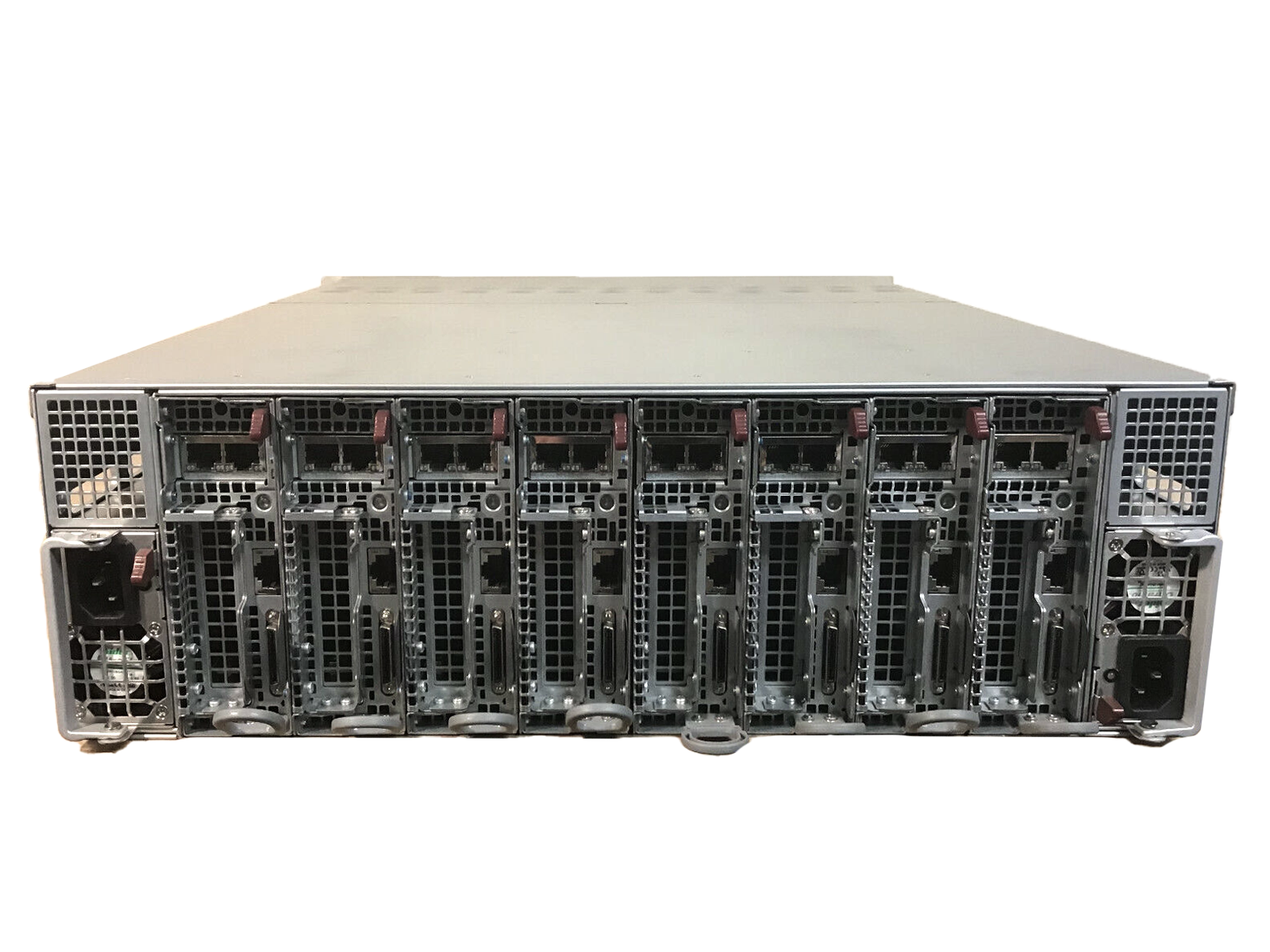 Supermicro MicroCloud 5037MC-H8TRF 8 Nodes 8x E3-1265L V2 48GB RAM Dual PSU 32C