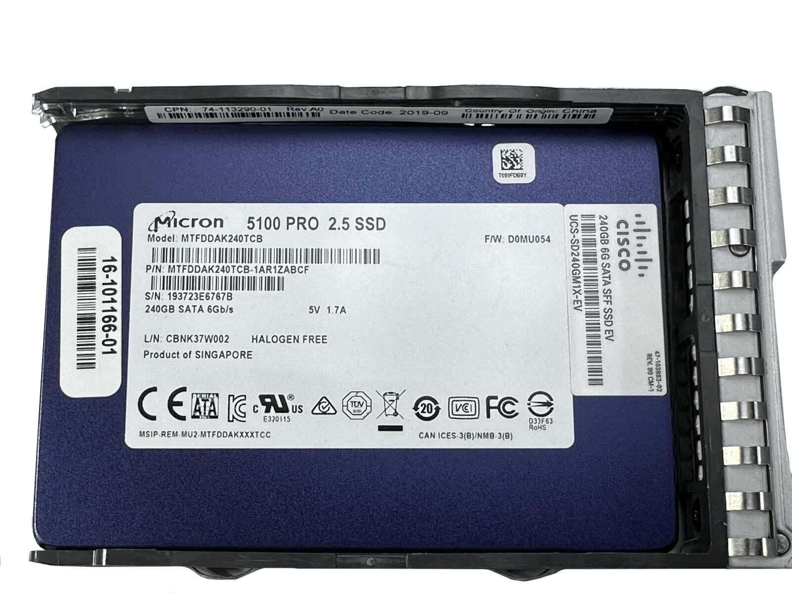 Cisco C240 M5 Server 24x SFF 2x 6150 256GB 240GB/375GB/960GB SATA/NVMe SSD 1600W - Image 3